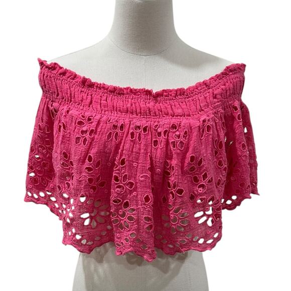 Free People One Perla Crop Top In Pink - Picture 2 of 7